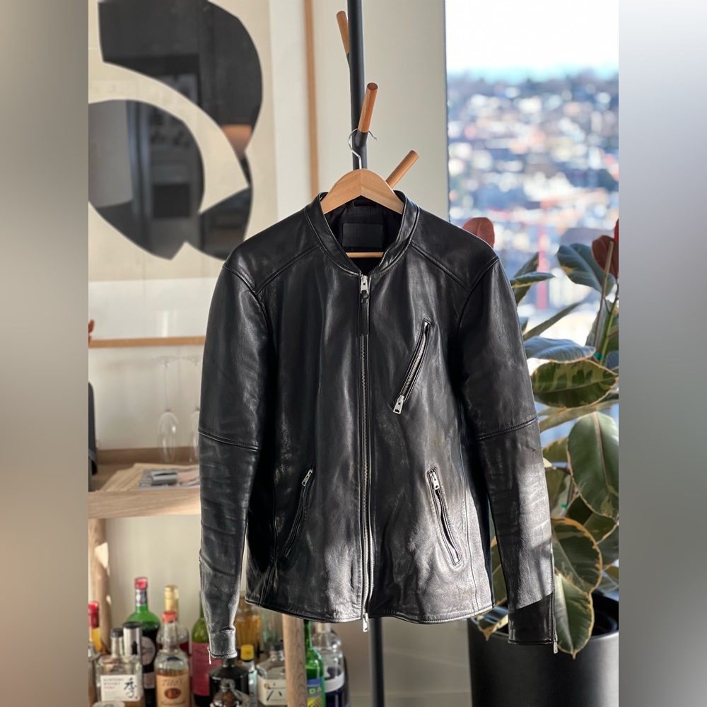 Men’s All Saints Holbrooke Leather Jacket